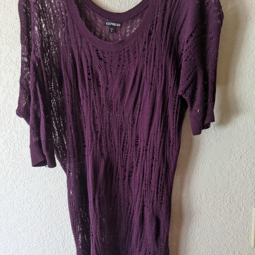 Sheer lace top